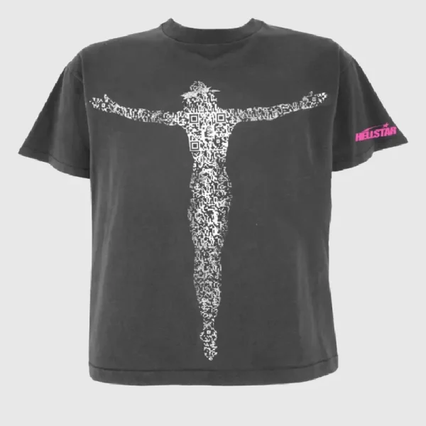 Hellstar Studios QR Christ T Shirt Black (2)