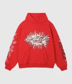 Hellstar Studios Records Hoodie Red (1)