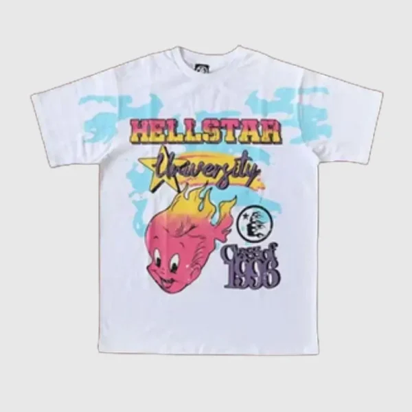 Hellstar Path To Paradise T Shirt White (2)