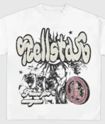 Hellstar Peace For Anatomy T Shirt White (1)