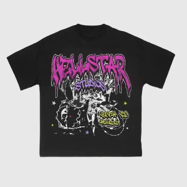 Hellstar Studios Path To Hell T Shirt Black (2)