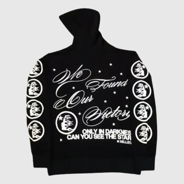 Hellstar Studios Records Amercian Hoodie Black (1)