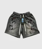 Hellstar Studios Records Shorts Grey (1)