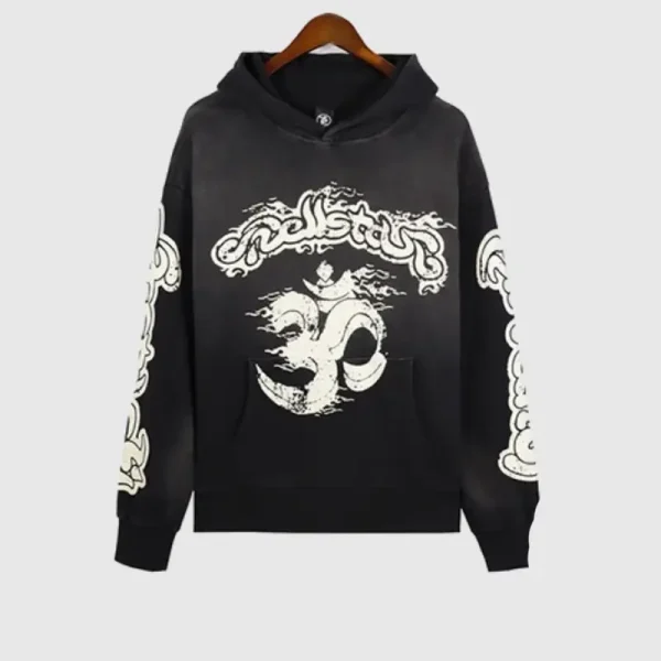 Hellstar Studios Records Yoga Hoodie Black (2)