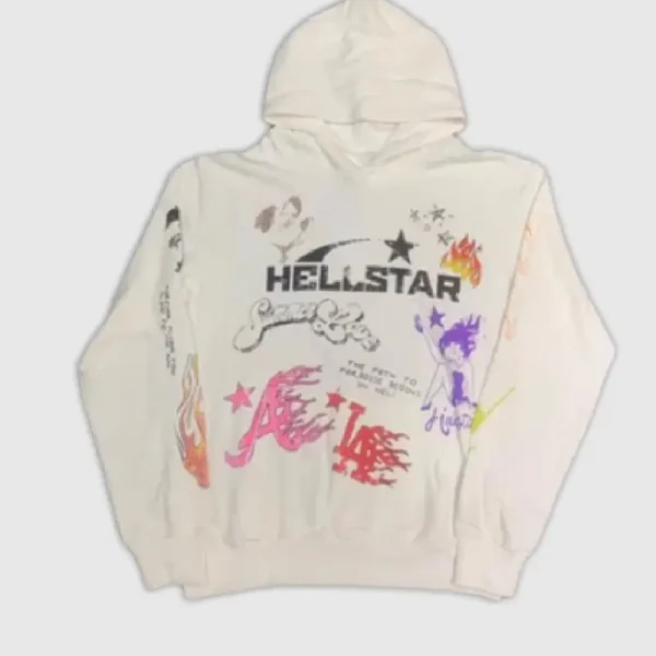 Hellstar Studios Summer Love Hoodie White (4)