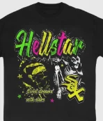 Hellstar Sweet Dreams With Stars T Shirt Black (1)