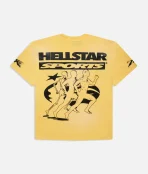 Hellstar Marathon T Shirt Yellow (1)