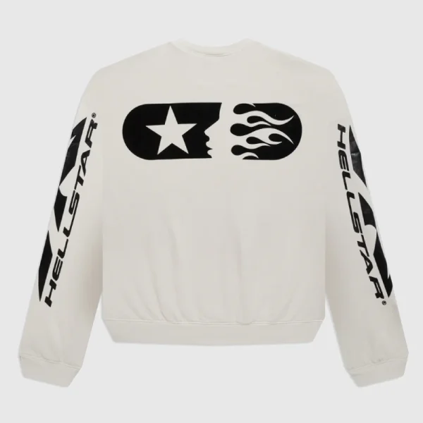 Hellstar Sports Crewneck White (1)