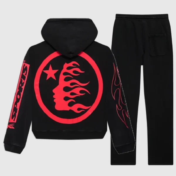 Hellstar Sports Future Flame Tracksuit Black (1)