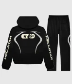 Hellstar Sports Jet Black Tracksuit (1)