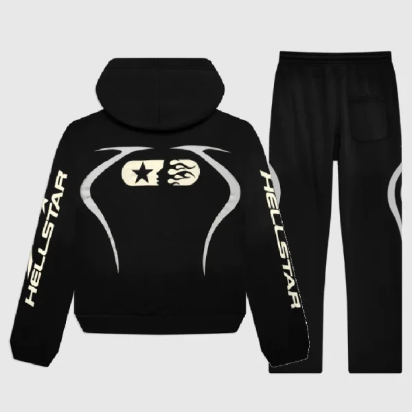 Hellstar Sports Jet Black Tracksuit (1)