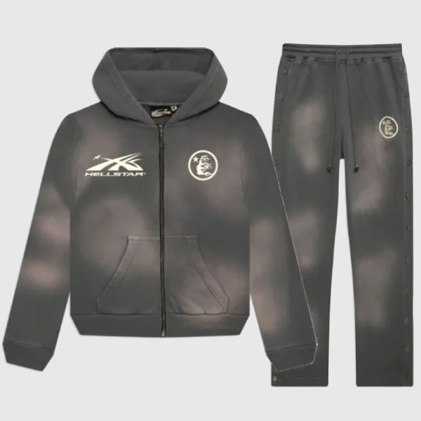 Hellstar Sports Tracksuit Grey (2)