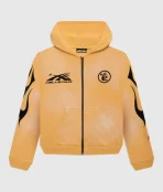 Hellstar Sports Zip Up Hoodie Yellow (2)